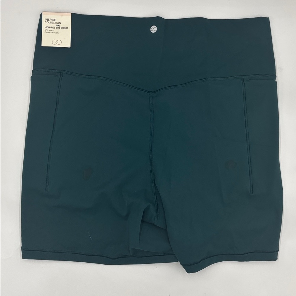CALIA Inspire 5” Bike Shorts in Sea Green - Picture 4 of 8